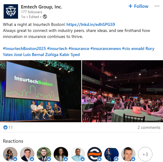 Positive Linkedin Review for Boston ITB